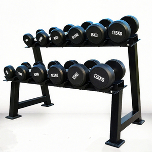 Supporto per manubri da palestra per palestra con supporto per manubrio regolabile per allenamento della forza - Product Image 4