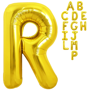 Palloncini in Mylar Dorato con Alfabeto Inglese Multi-misura, Decorazioni per Feste di Compleanno per Bambini, Matrimoni e Feste - Product Image 1