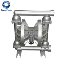 TRUSTFLOW QBY3 Direktlieferung ab Werk, Luftbetriebene PTFE-Doppelmembranpumpe für Korrosive Flüssigkeiten, 0,2-0,7 MPa Druck, 0~1000