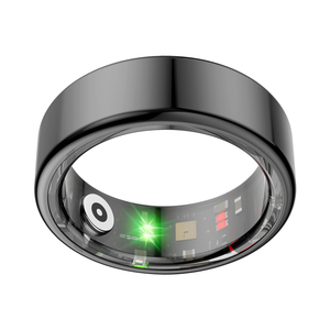 2024 <span class=keywords><strong>anneau</strong></span> intelligent chaud R02, boîtier en acier inoxydable puce RF03 BT connexion surveillance de la fréquence cardiaque Modes sportifs anneaux intelligents pour hommes - Product Image 2