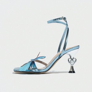 Sandales à talons carrés de 8 cm pour femmes, nouveau style 2025, best-seller - Product Image 5