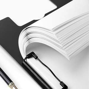 Porte-documents A4 avec double clip métallique, en PP, pliable, avec porte-stylo, pour bureau, école, salle <span class=keywords><strong>de</strong></span> classe - Product Image 6