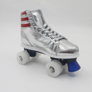 Patins à roulettes Quad extérieurs pour femmes et filles de haute qualité avec roue en PU clignotant et semelle extérieure en PVC Design attrayant et durable - Product Image 4