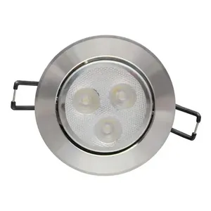 Moderna lampada LED da incasso 3W finitura satinata caldo freddo bianco 6000K per ufficio interno AR111 COB SAA certificata 4 faretto