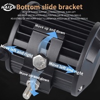 HAIZG-foco de luz LED de trabajo superbrillante, 24V, 4 pulgadas, todoterreno, coche, camión, Tractor, faro led
