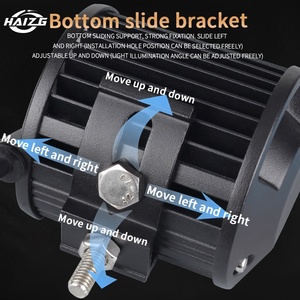 HAIZG Super bright 24V Spot LED work light 4 pollici offroad led light per Off road Car Truck Tractor led headlight - Product Image 2