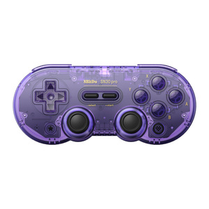 8Bitdo <span class=keywords><strong>SN30</strong></span> <span class=keywords><strong>Pro</strong></span> BT Drahtloser Game controller Joypad Transparent Lila Grün Für Windows macOS Android PI Als Nintendo <span class=keywords><strong>Switch</strong></span> - Product Image 1