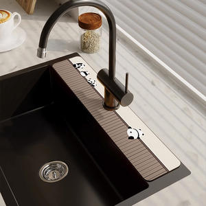 Alfombrilla de Cocina con Diseño de Conejo, Rectangular, de Poliéster, Antisalpicaduras, para Fregadero, Baño y Encimera - Product Image 2