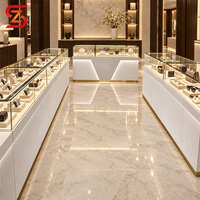 Luxuriöse Ausstellungsvitrine mit Maßgefertigter LED-Beleuchtung, Glasvitrine für Uhren, Umweltfreundliche Schmuck-Ausstellungsvitrine
