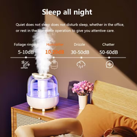 RTSJ 4L Diffuseur de grande capacité Humidificateur domestique à double pulvérisation Humidificateur silencieux à économie d'énergie
