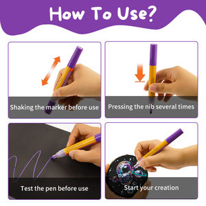 Permanente markers in diverse kleuren, gekleurde stiften met fijne punt voor kleurenboeken voor volwassenen, journaling, markeren, tekenen, kunstacademie - Product Image 6