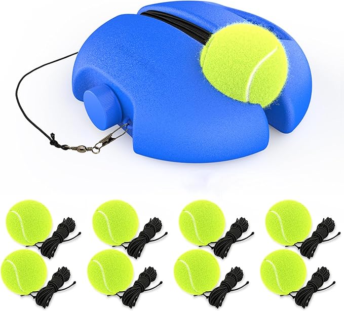 Tennis Training Partner Self Practice Sparring Gerät Aids Tool Elastischer Seilball Tennis Trainer Rebound Ball****^^^^ https://www.siboasi.com