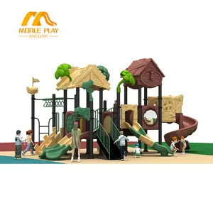 Equipamento de playground ao ar livre para jardim de infância Parque de diversões infantil moderno