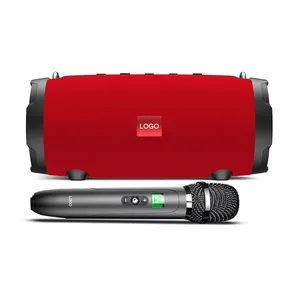 Haut-parleur Bluetooth sans fil UHF P9Mini avec 40W 7.4V 4400mAh rechargeable Hi-Fi Bluetooth, audio professionnel karaoké pour DJ de fête