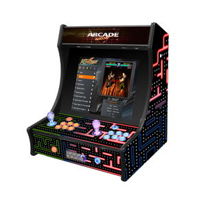 Arcade Machine Bartop Cabinet avec Joystick, Console de jeu vidéo domestique, Design en bois MDF, Système de jeu rétro Plug & Play - Product Image 1