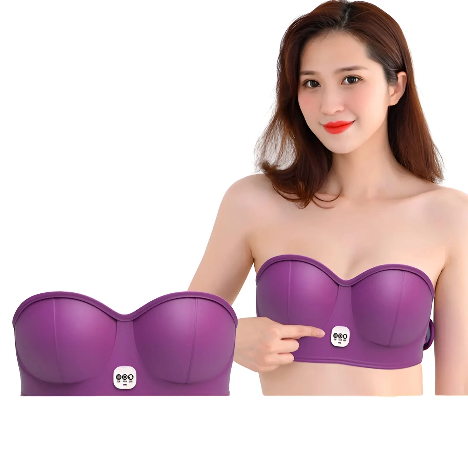 Wireless Chest Enhance Vibration Massage Machine Usb Electric Growth Nursing Instrument Bra Enlargement Breast Massager