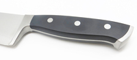 Ensemble de couteaux classique forgés et Triple rivets, manche de couteaux, cuisine Chef Santoku 2 pièces