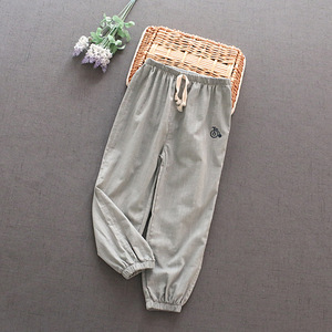 Fournisseurs chinois de pantalons longs pour bébé fille en coton 100% tricoté, taille plus, décontractés, pour la vente en ligne - Product Image 3