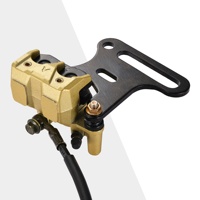 GOOFIT Ensemble maître-cylindre de frein hydraulique arrière de remplacement pour VTT Quad 70cc 110cc 125cc 150cc