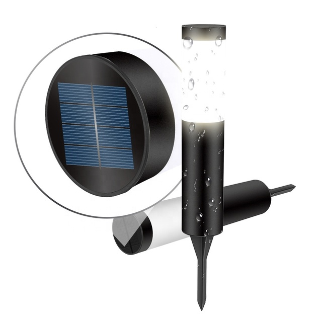 Hot Sale IP65 Solar Pathway Lights 80x400mm Battery Powered Stainless Steel LED Waterproof Outdoor Garden Lighting 10-15 Hours