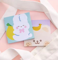 Ensemble de bloc-notes personnalisé quantité minimale de commande bas Notes autocollantes de cadeau de forme mignonne avec bloc-notes imprimés de Logo pour la prise de notes personnalisée