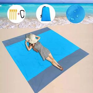 Manta Impermeable Portátil Ligera de Poliéster 210D, 210*200 cm, Extra Grande, con Bolsa, Accesorio de Playa para Viajes de Verano, Protección Contra Arena - Product Image 5