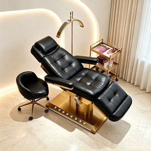 RJ Modern 3/4 Motors Massage Tables & Beds Leather Electric Beauty Bed Luxury Facial Bed Eyelashes Lash Extension Bed for Clinic - Product Image 4