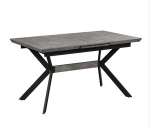 Lusso moderno <span class=keywords><strong>4</strong></span>-persona sala <span class=keywords><strong>da</strong></span> pranzo mobili allungando <span class=keywords><strong>tavolo</strong></span> in marmo con gamba in metallo e sedia in pelle per uso domestico ristorante - Product Image 5