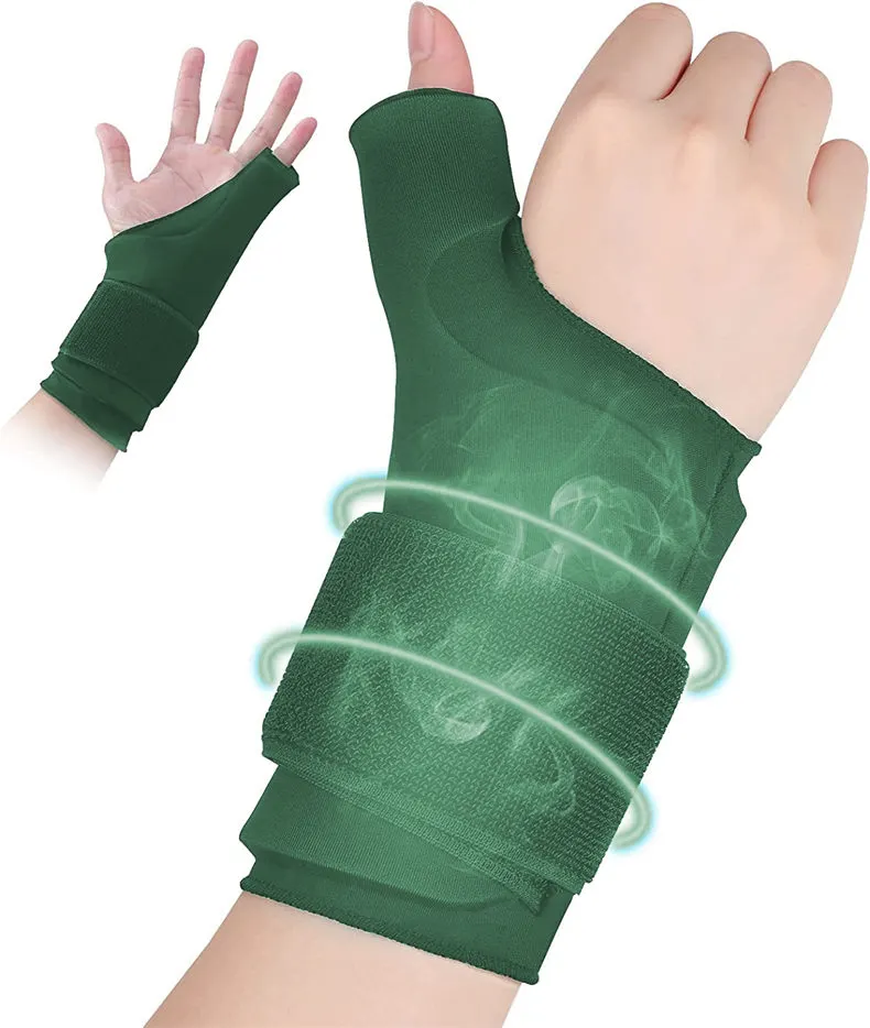 Bellewins Gel Gloves Gout Treatment Thumb Sleeve Ice Gloves Wrist Bands For Pain Arthritis