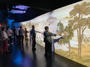 Hersteller 360° Immersives Wandprojektions-Interaktives <span class=keywords><strong>Touch</strong></span>-<span class=keywords><strong>Controller</strong></span>-System mit Edge Blending für Einkaufszentren - Product Image 1