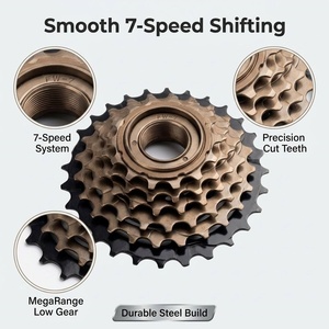 Venta al por Mayor <span class=keywords><strong>de</strong></span> Repuestos para <span class=keywords><strong>Bicicleta</strong></span>, <span class=keywords><strong>Cassette</strong></span> <span class=keywords><strong>de</strong></span> Piñón Libre <span class=keywords><strong>de</strong></span> 8 o 7 Velocidades - Product Image 5