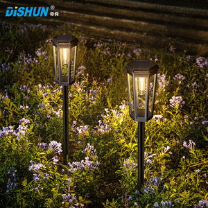 Dishun Solar Lawn <b>Lights</b> <b>Led</b> Outdoor Garden Pathway Lighting Water Resistant With <b>Light</b> <b>Sensor</b> For Yard Patio Decoration - Product Image 1