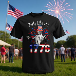 Camiseta con diseño patriótico del Día de la Independencia de 1776, diseño patriótico del 4 de julio - Product Image 3