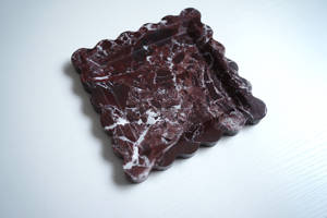 Popular Natural Purple Square Scalloped <strong>Marble</strong> <strong>Tray</strong> Plate Dish Storage <strong>Tray</strong> Custom Jewelry <strong>Marble</strong> <strong>Tray</strong> - Product Image 5