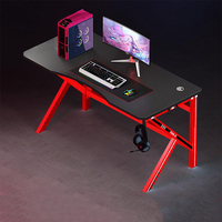 Bureau d'angle de jeu professionnel, grand boîtier pliable, fabricant, emballage de couleur, bon marché, nouveau design, pour la maison,