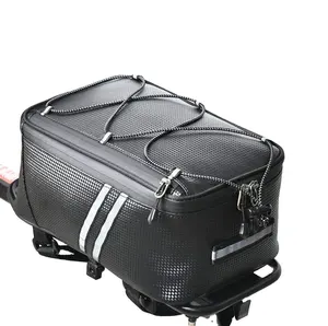 Mountain LandHandlebar Bike Trunk Bag Bicycle Rack Rear Carrier Bag Water Resistant Bike Bag with Rain Cover
