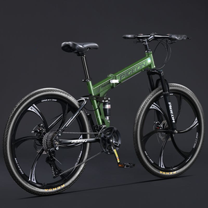 <span class=keywords><strong>Bicicleta</strong></span> Plegable Todoterreno Nueva, con Amortiguación, de Velocidad Variable, <span class=keywords><strong>para</strong></span> Adolescentes, Mujeres, Hombres, Adultos, Estudiantes, Modelo <span class=keywords><strong>para</strong></span> Viajes Diarios - Product Image 2