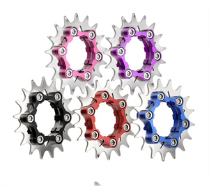 Piñón de bicicleta de una sola velocidad, cassette de disco único para <span class=keywords><strong>MTB</strong></span>, piñón libre de aleación de aluminio - Product Image 3