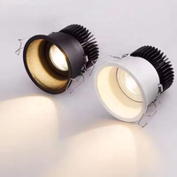 10W LED Down Light Réglable IP65 Étanche COB Plafond Anti Éblouissement Réflecteur Downlight