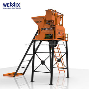 Máquina mezcladora de hormigón forzado JS750 750L, mezcladora de cemento, mezcladora de hormigón - Product Image 1