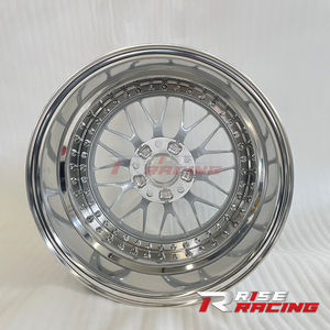 Jantes en alliage forgé RISE Custom 6061 légères, 2 pièces, 5x112 5x120, nouvelles, en aluminium, PCD 98 mm pour LM Lemans - Product Image 4