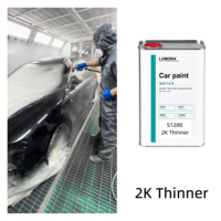 Peinture automobile LUMORA 2K, diluant 1L, réparation acrylique, finition mate, transparente, pulvérisation, haute performance, vente en gros, usage commercial