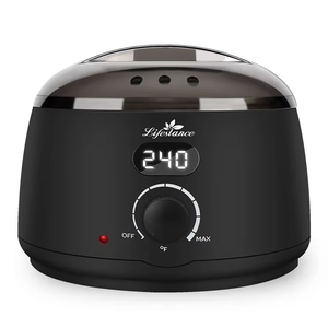 Calentador de Cera Depilatoria Lifestance, Color Negro Personalizable, Diseño Patentado, Volumen de 500 ml, Máquina Calentadora de Cera para Uso en Salón - Product Image 1
