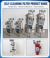 Filtro de Cepillo Rotatorio de Acero Inoxidable, Filtro de Pantalla Autolimpiante Automático para Sistemas Industriales de Agua y Torres de Refrigeración