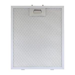 Filtre en maille pour hotte aspirante 320x260x9mm en aluminium perforé, filtre solide pour la ventilation de cuisine - Product Image 4
