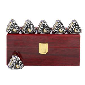 Cincin Juara Rugby Kustom Kelas Atas 3D Los Angeles RAMS 6 Set Cincin Kejuaraan - Product Image 1