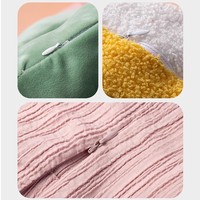 Fermeture éclair invisible double face en nylon pour housses de couette et accessoires de couette, blanc, 1 mètre et 15 mètres de long, textiles de maison