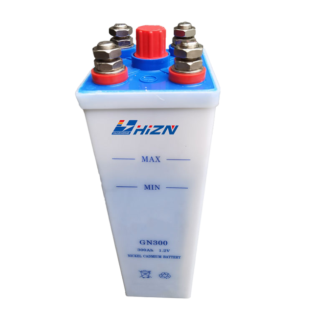 Industrial Nickel Cadmium Battery 1.2V 125Ah Rechargeable NiCd High Discharge Rate 10+ Years Cycle Life for Telecom UPS Solar