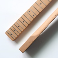 Manche de guitare TL vintage en érable torréfié non fini, avec 21 frettes en acier inoxydable et nut en os, rayon de 9,5 pouces