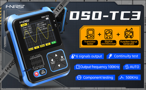 Oscilloscope numérique portable 3-en-1 500 kHz 10 MSa/s DSO-TC3 avec générateur de signal DDS et testeur de transistors - Product Image 3